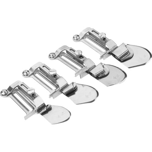 A11 Puller Flat Car Curling Device Presser Foot Overlock Folder Binder Swing Hemmer For Domestic Sewing Machine 3/16 3/8 5/8 3/4