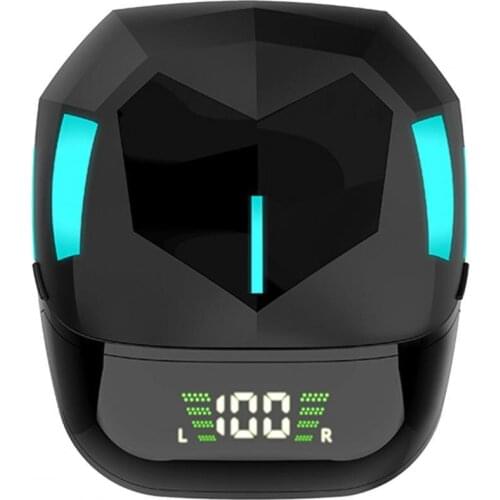 Portable Bluetooth-compatible Earphone High Fidelity Lossless Digital Display TWS HiFi Gaming Earbud for iOS