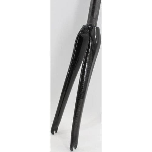 Newest 700C Racing Road bike glossy matt 3K full carbon fibre fork C brake Track Fixed Gear bicycle front fork Free shipping