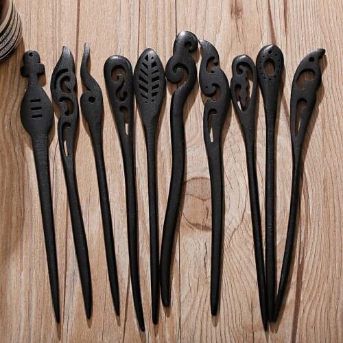 12pcs/Lot Random Mix Style Viking Hairpin Woman Vintage Wood Hair Stick Hair Clip Women Hair Jewelry Accessorie 2021 Gift