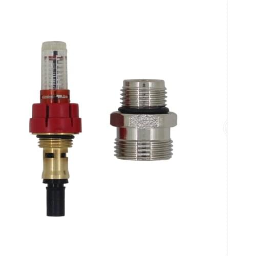 1 pieces DN15 underfloor heating manifold flow meter/regulator ufh manifold flow meter