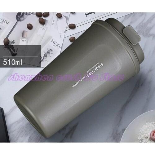36Pcs Hot 380 & 500ml 304 Stainless Steel Thermo Cup Travel Coffee Mug with Lid Car Bottle Vacuum Flasks Thermocup Gift