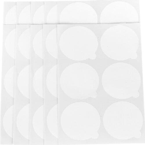 60pcs Disposable Grafted Eyelash Glue Holder Pallet Sticker Eyelash Extension Glue Pad Under Eyelash Jade Stone Eyes