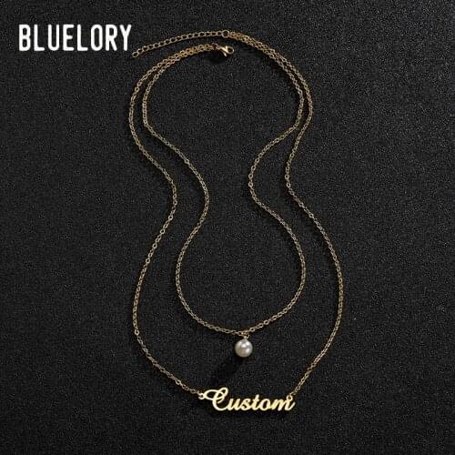 Bluelory Pearl Necklaces For Women