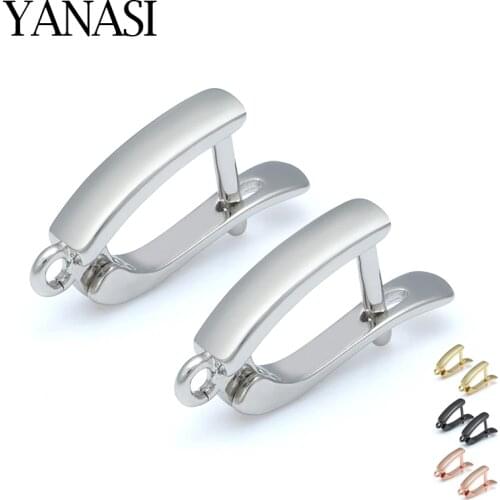 Classic Earring Hooks For Jewelry Making Copper Brass Gold Silver Earrings DIY Accessories Part Accessories for Jewelry