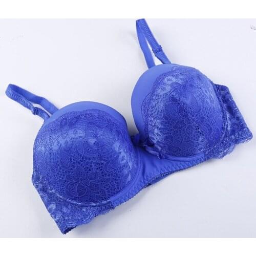 Summer Womens Bra Thin Breathable Small Bra Collected Sexy Underwear Thin Mold Cup Bra with Steel Rim