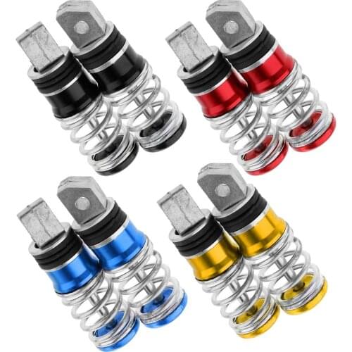 Motorcycle Modified Passenger Rear Seat Foot Pegs Footrests Pedals Steps - 2PCS