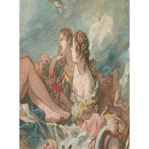 Figure Painting Kit Art Painting Fairy Gathering Home Decoration for Living Room and Bedroom Frameless Style Can Be Customized