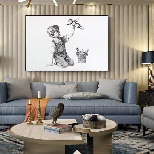 Banksy Game Changer Nurse Tribute Wall Art Canvas Painting Poster And Pictures For Office Hospital Living Room Bedroom Decor