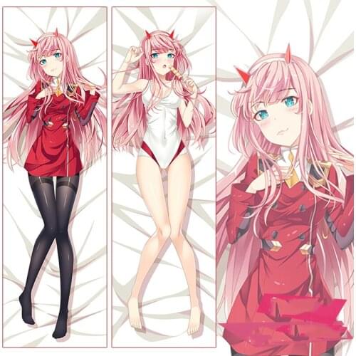 Anime DARLING in the FRANXX Dakimakura Zero Two 002 Cosplay Hugging Body Pillow Case Male Otaku Cover Bedding Pillowcase