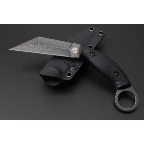 Karambit Claw DC53 G10 Handle Fixed Blade Knife Hunting Pocket Survival Knife EDC Multi Tools Xmas Gift Knives