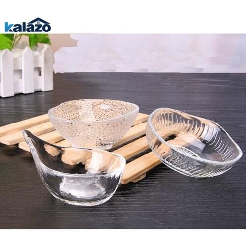 Transparent mini glass dish bowl dessert dish