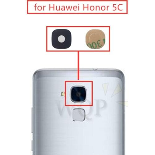2pcs for Huawei GT3/ Honor 5C Camera Glass Lens Back Rear Camera Glass Lens with Glue for Honor 7 Lite Replacement Repair Parts
