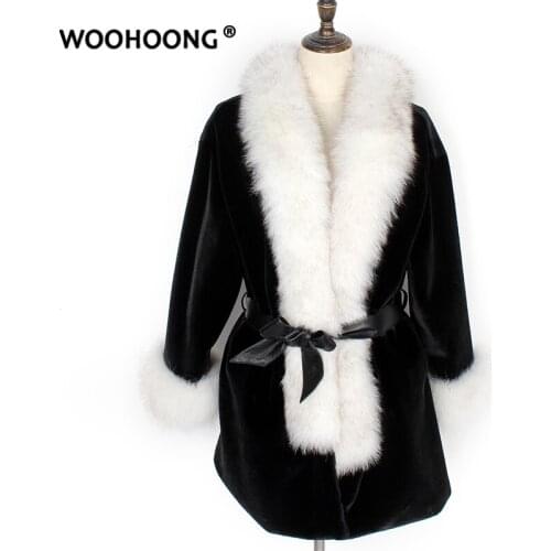 WOOHOONG Artificial Fur Coats