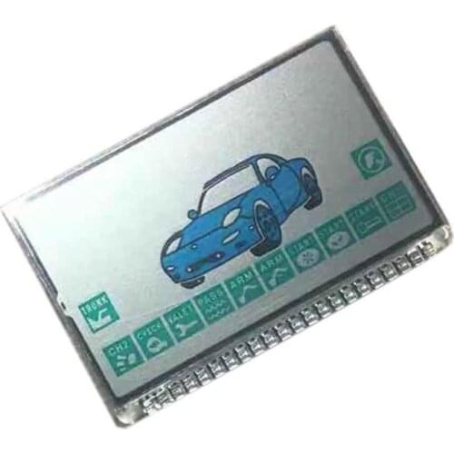 10pcs/lot A9 LCD display Screen + Metal Feet For StarLine A9 lcd remote control Key Fob Chain keychain