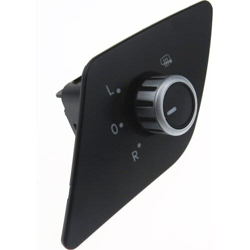 16D 959 565 A 16D959565A 16D 959 565A Qty 1 Chrome Mirror Adjust Control Switch Knob Heat Folding For Mk6 VI 2011-2013