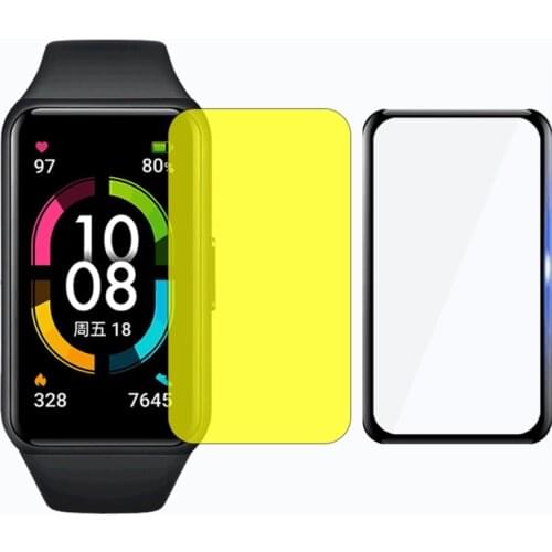 2Pcs Screen Protector Glass For -huawei honor band 6 Protective Film For Honor band6 band 6 Smart band Accessories