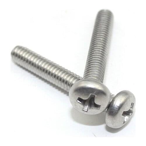 40PS 304 Stainless Steel Pan Head Screws Phillips M2.5 * 12 GB818