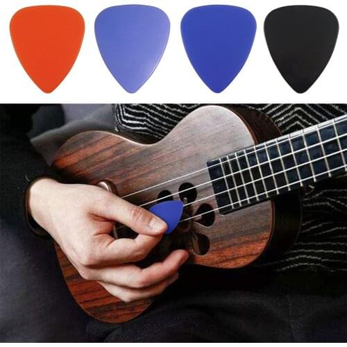 Assorted Colours Guitar Part Accessories 0.8mm Folk Guitar Picks Plectrums Lightweight Musical Instruments Accessories