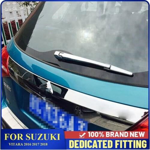 Car Accessories Rear Window Screen Tail Wiper Cover Trims Frame For Suzuki Vitara 2016 2017 2018