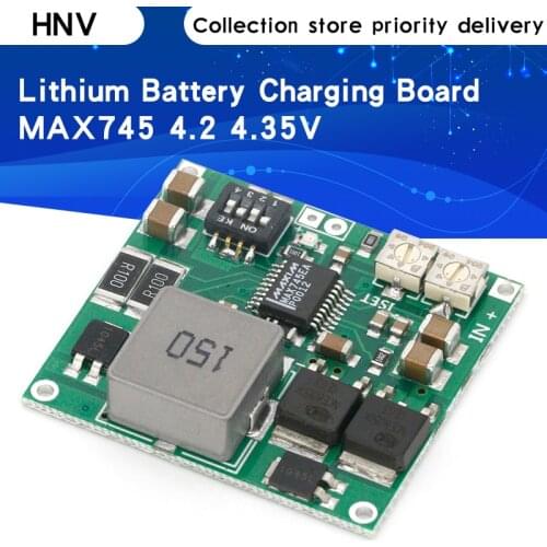 Free shipping MAX745 4.2 4.35V 1-4 Packs Lithium Battery Charging Board Voltage Current adjust