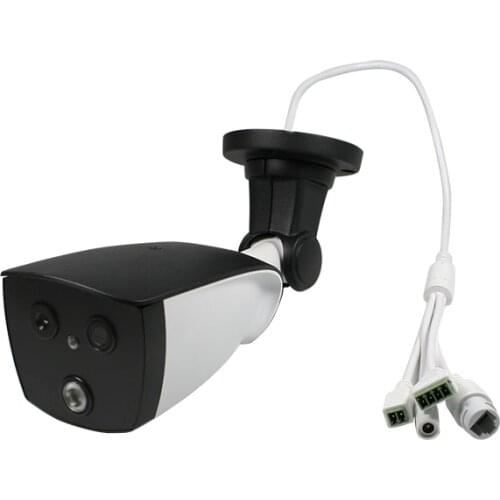 Thermal imaging camera IP Camera AI Human Body Temperature indicator Thermal Binocular Camera for Fever Detection Alarm image