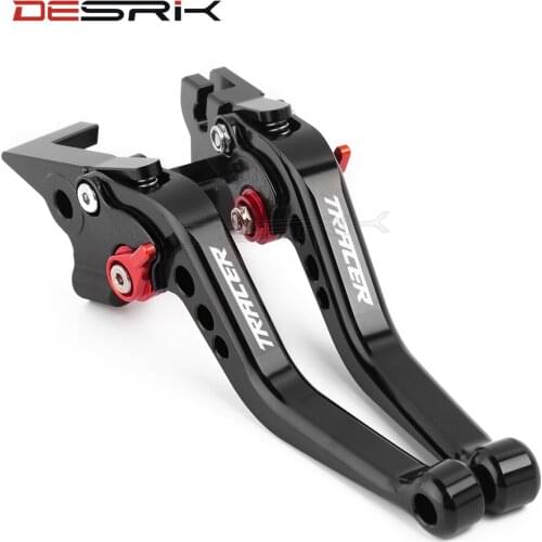 Short Levers For YAMAHA MT-09 MT09 MT 09 Tracer 2015 2016 2017 2018 2019 CNC Adjustable Brake Clutch Levers Logo Tracer