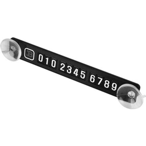 Cool Parking Card Magnetic Phone Number Card Plate Sucker Temporary Parking Card Car Sticker Interior Accessories