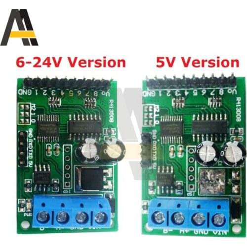 8CH DC 5V 12V 24V RS485 RS232 (TTL) Modbus RTU Control Module UART for Relay Switch Board PLC Control Panel