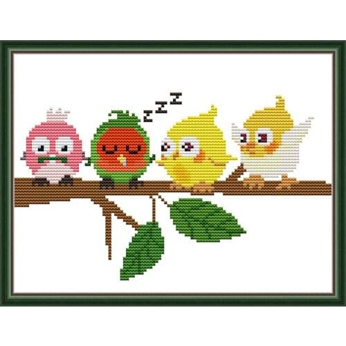 DIY cross stitch kit animal pattern embroidery kit hand-painted cross stitch pattern printed cross stitch kit home decoration