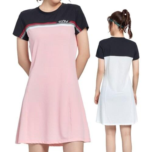 New Badminton Clothing Exercise Skirts Prints Summer Breathable Quick Drying Golf Dress Outdoor Traning Slim Tennis Skirt