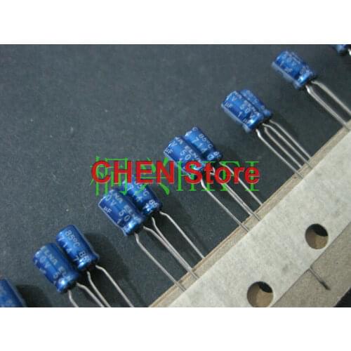 20PCS/50PCS Original ELNA RC3 50V1UF 4X7MM audio electrolytic capacitor 1uF/50V blue robe 1uf 50v Ultra small volume