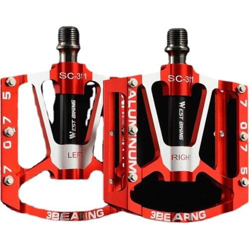 Mountain Bike Bicycle Pedals Cycling Ultralight Aluminium Alloy 4 Bearings MTB Pedals Bicicleta Bike Pedals Flat