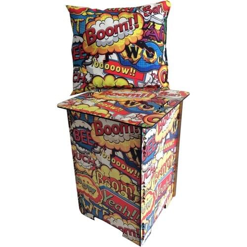 Practical Decor Decorative The Eider Stool Comic Book