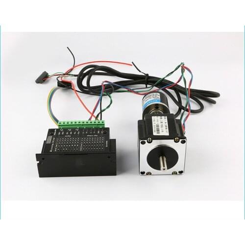 Ball Screw Linear Slide Guide with 57 Double Output Shaft with 600 Line Encoder