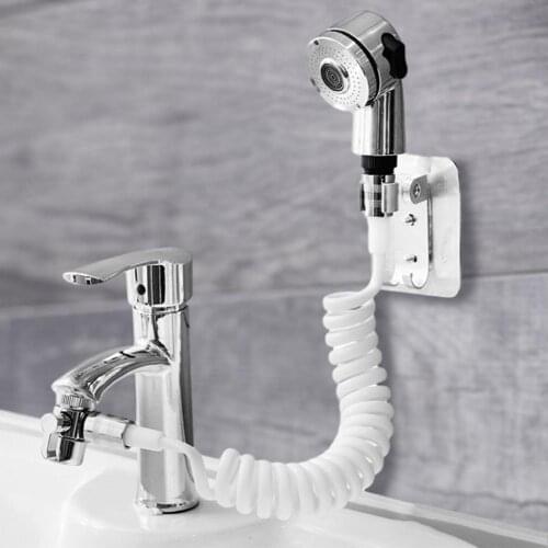 Faucet Shower Retractable Handheld Functional Rinse Sink Faucet Rinser With Universal Steering Head Faucet With External Shower