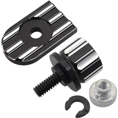 Motorcycle Rear Fender Seat Bolt Screw Nut Tab Cover For Harley XL Dyna Softail Touring Models 1996-Later Universal Parts