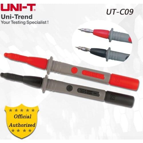 UNI-T UT-C09 Test probes; fully insulated, with pen tip sheath, lantern head probe