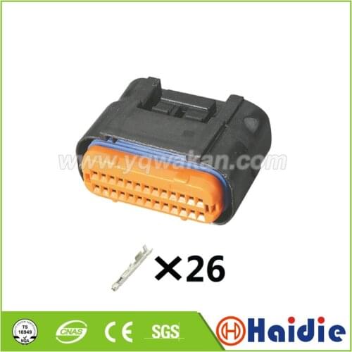 1set JAE auto 26pin Female plug electrical 26 way connector MX23A26XF1 MX23A26SF1