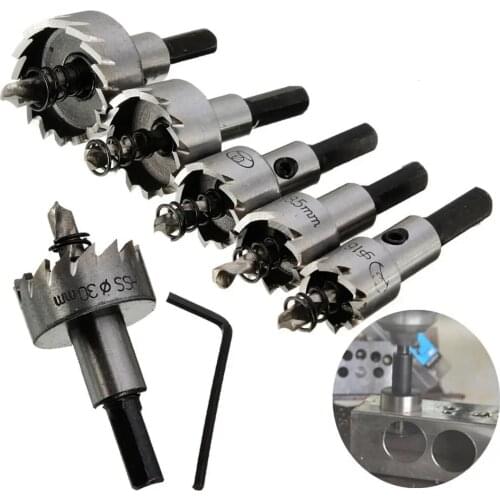 1pcs 12mm-30mm HSS Hole Drill Stainless Steel Hole Opener Hole Saw Drill Bit for Metal Alloy Iron Cutting Drilling Hole Opener