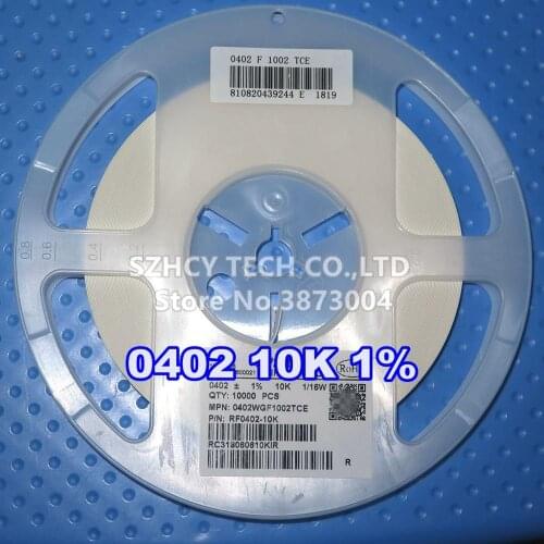 10000Pcs 0402 10K 1% RF0402-10K New and origianl