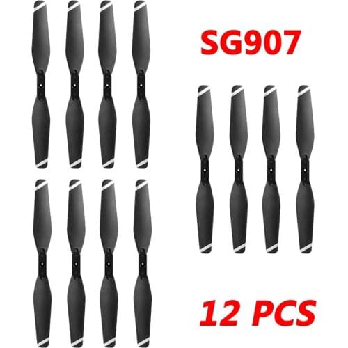 12PCS SG907 Propeller Spare Part RC Drone Foldable Blade suit for SG907 RC helicopter Quadcopter Main Blade Accessory