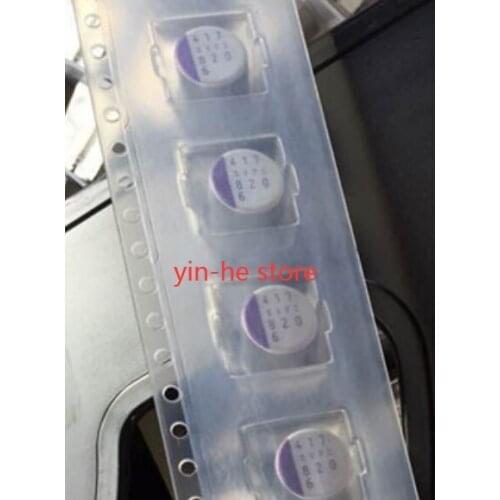 20PCS 6SVPC820M 6.3V820UF 8x12 SVPC series Sanyo solid-state chip capacitors 6SVPC820M 820UF 6.3V 8*12
