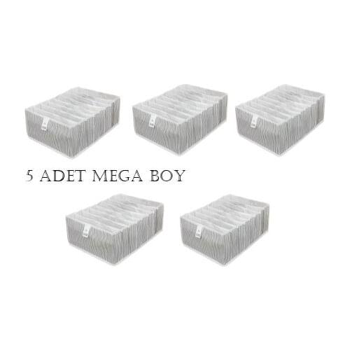 8 cavity Accordion In Drawer Organizer Mega Size (5 Pcs)