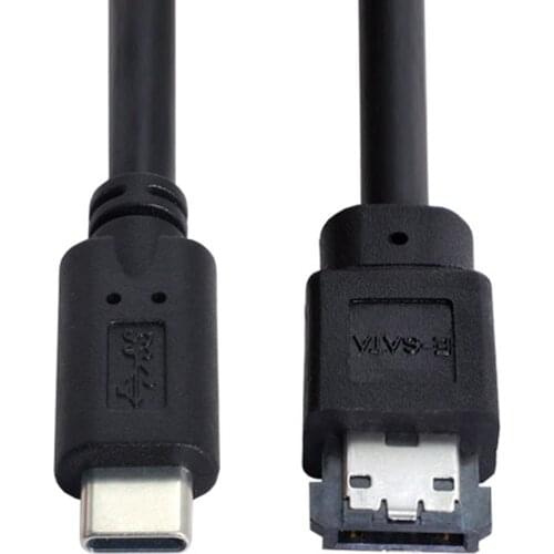 CY esata to usb cable USB-C Type-C to Power Over eSATA DC5V Adapter USB3.0 to HDD/SSD/ODD eSATAp Converter