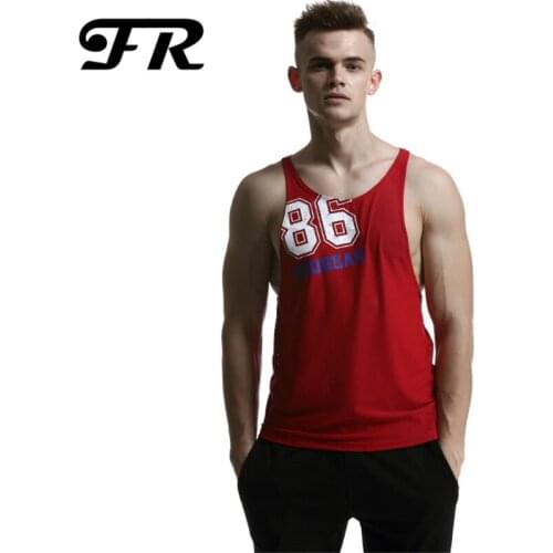 FR New Mens Mesh Leisure Home Breathable Vest,Mens Summer Fashion Cotton Comfortable European Style Print Tank Tops