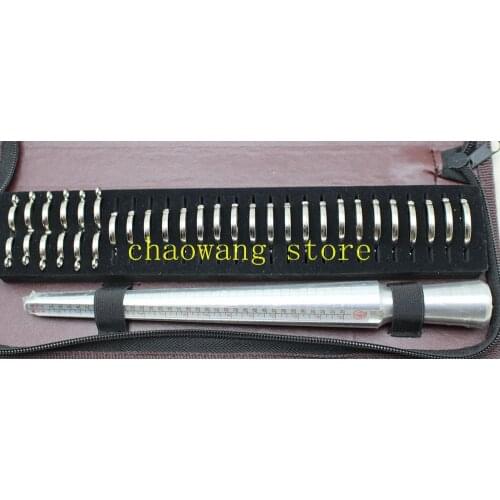 HK US UK European size ring mandrel ring sizer jewelry tools kit