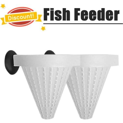 Tapered Small Fish Feeder Aquarium Red Worm Funnel Cup Fish Food Feeding Tool Aquarium Accessory Feeder Supplies Wholesale