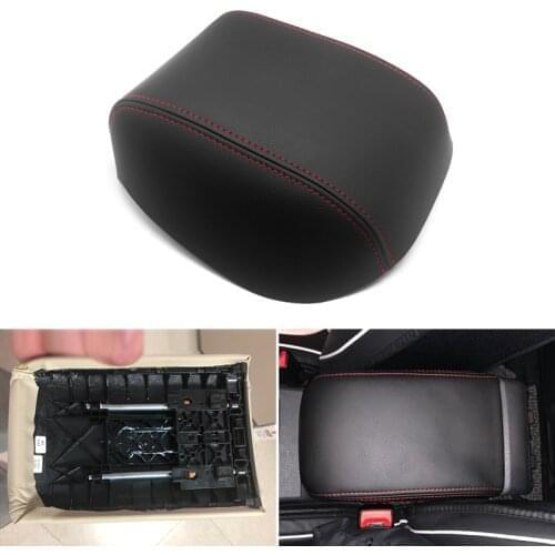 Microfiber Leather Car Center Armrest Console Box Protection Cover Trim For VW Golf 7 MK7 2014 2015 2016
