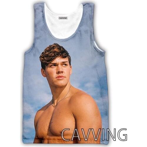 CAVVING 3D Printed Noah Beck Tank Tops Harajuku Vest Summer Undershirt Shirts Streetwear for Men/women